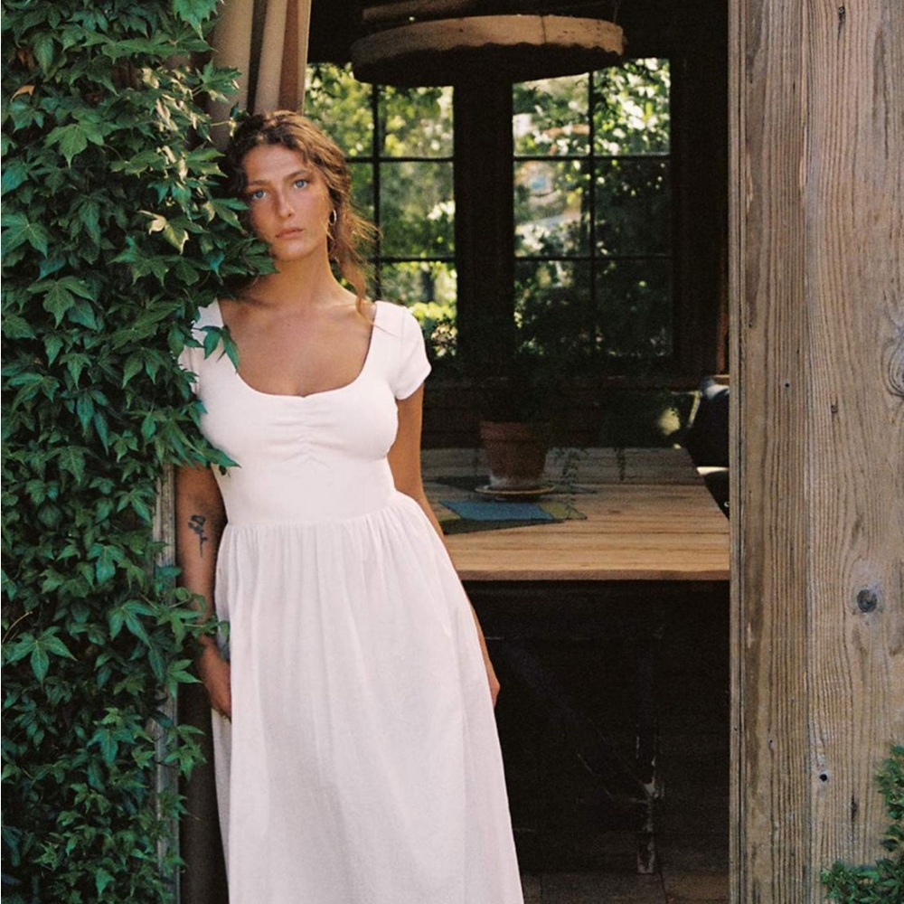 Christy Dawn Soft White Maxi Dress